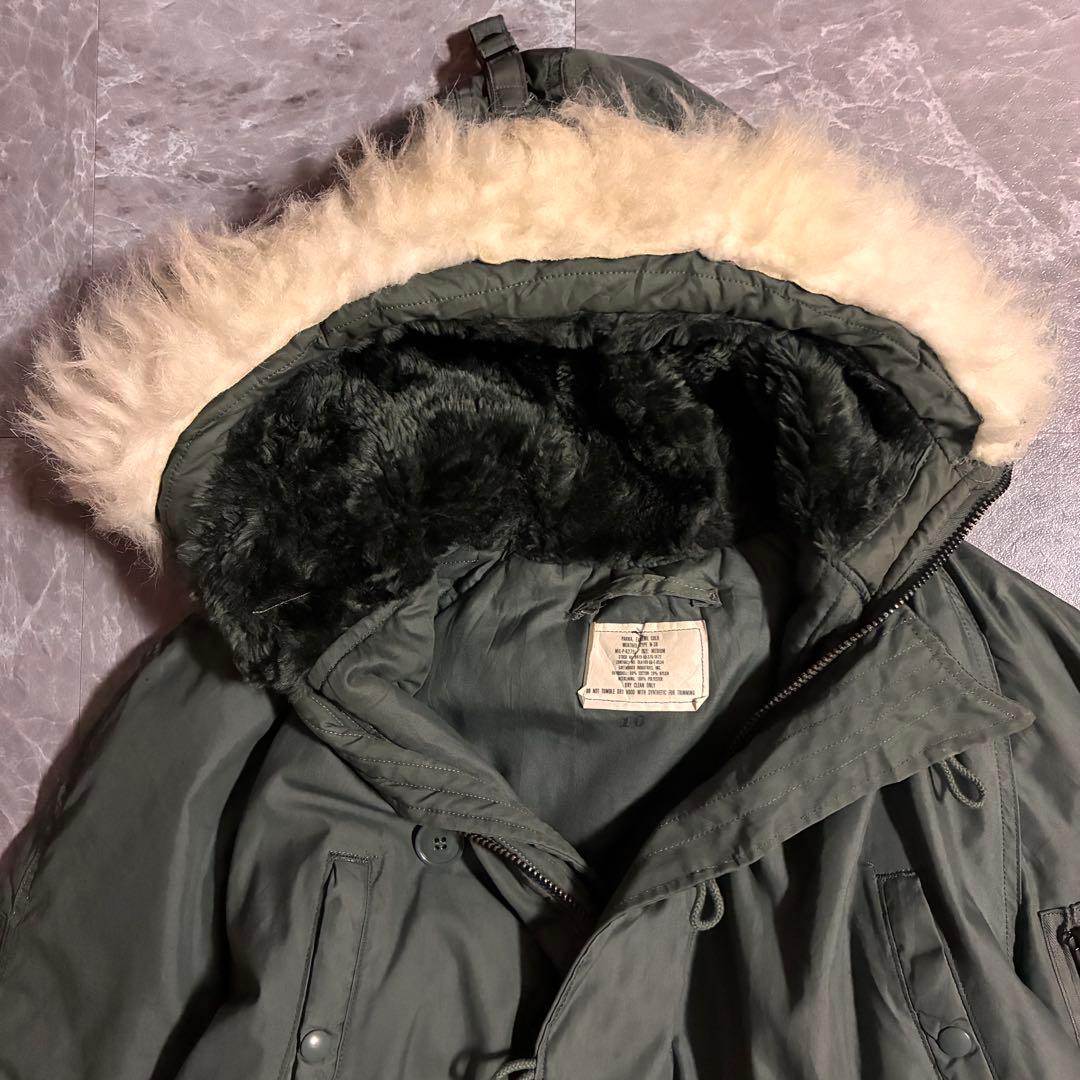 【希少】80s USミリタリー N-3B 米軍本物 フライトジャケット M