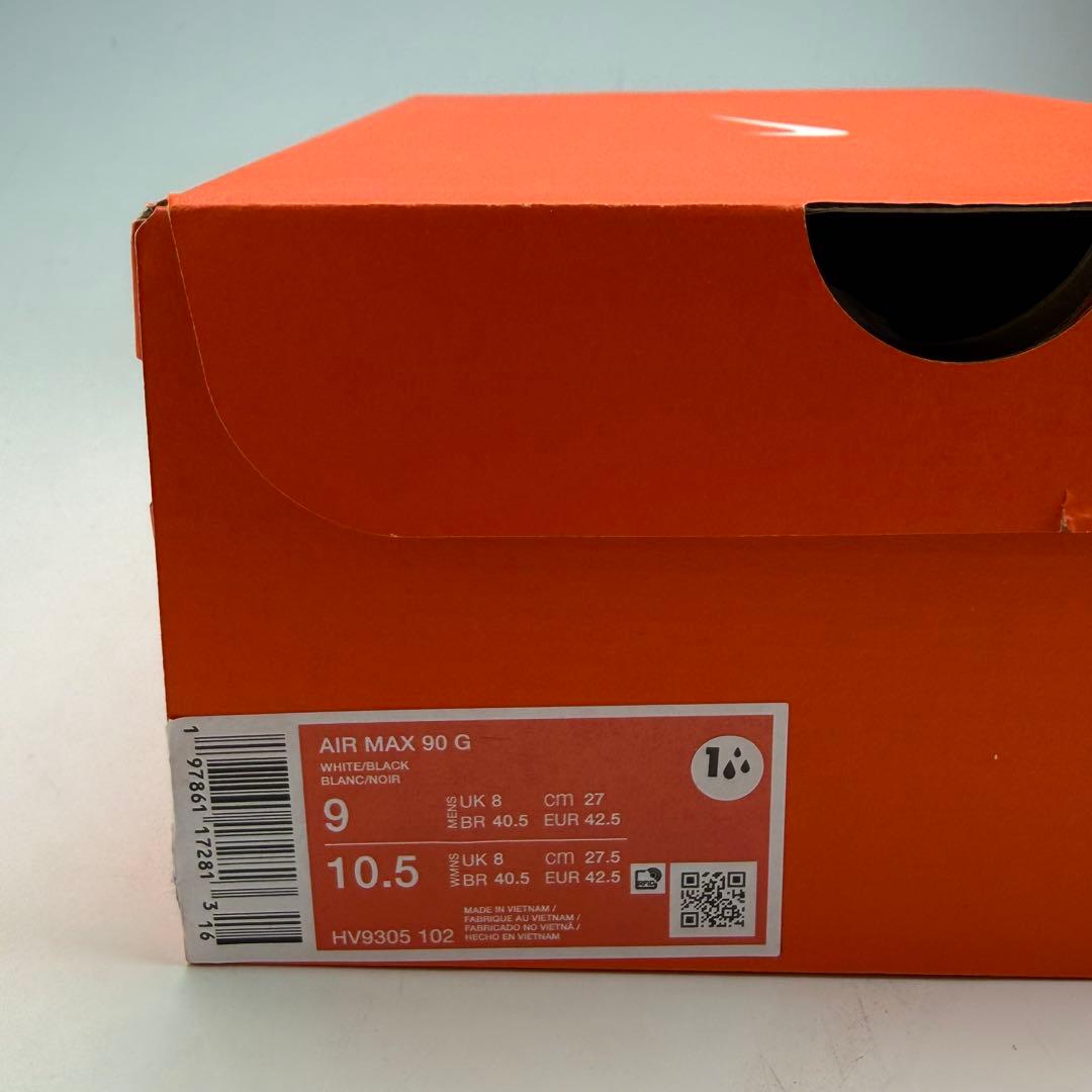 27cm ナイキ エアマックス90 G \"ホワイト/ブラック\" ゴルフシューズ