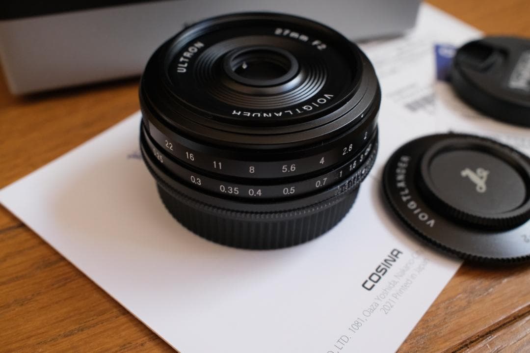 ★Voigtlnder Ultron 27mm F2 Xマウント★超美品