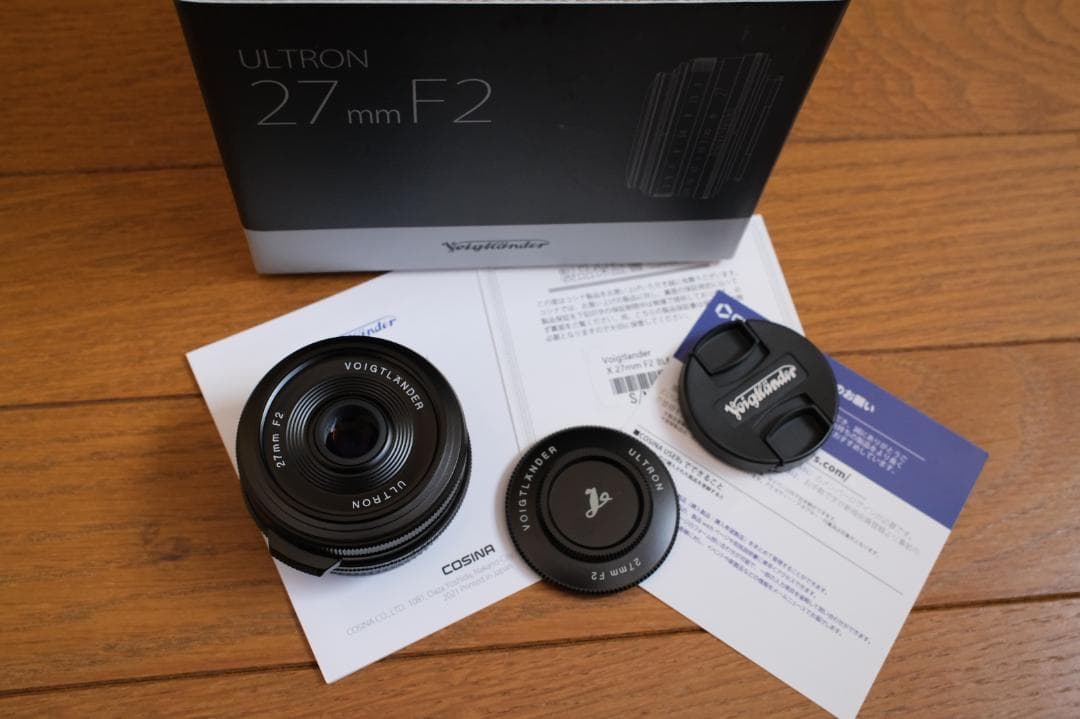 ★Voigtlnder Ultron 27mm F2 Xマウント★超美品
