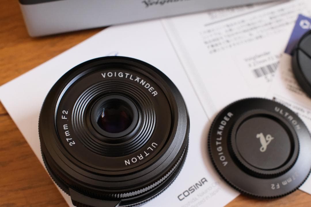 ★Voigtlnder Ultron 27mm F2 Xマウント★超美品