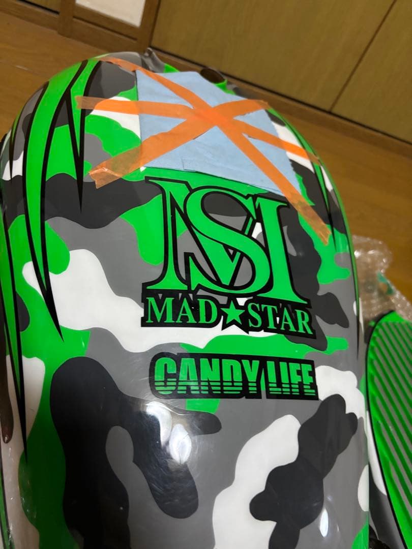 gs400 外装セット　キャンディーライフ×MAD STAR塗装