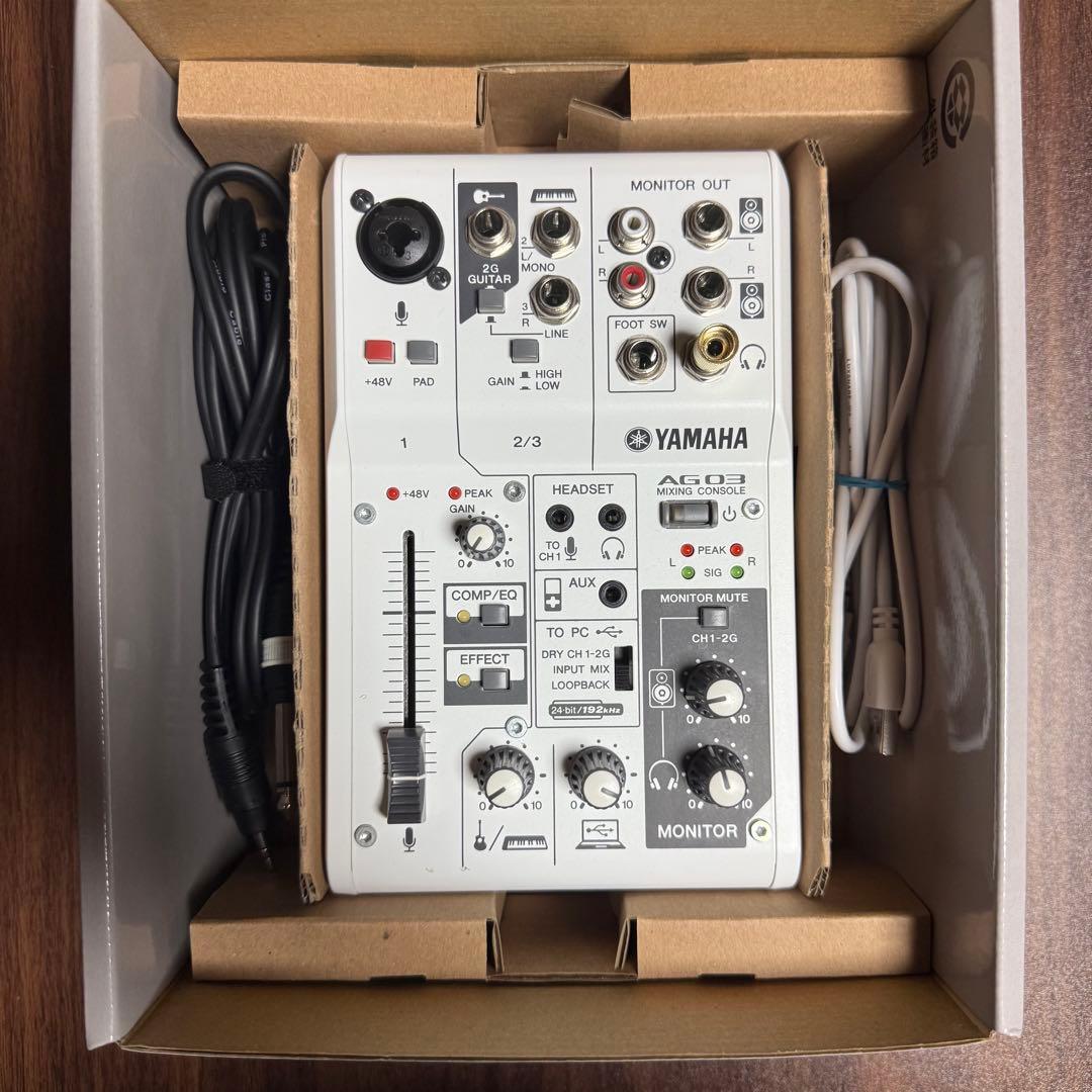 YAMAHA AG03 オーディオインターフェース 3点セット