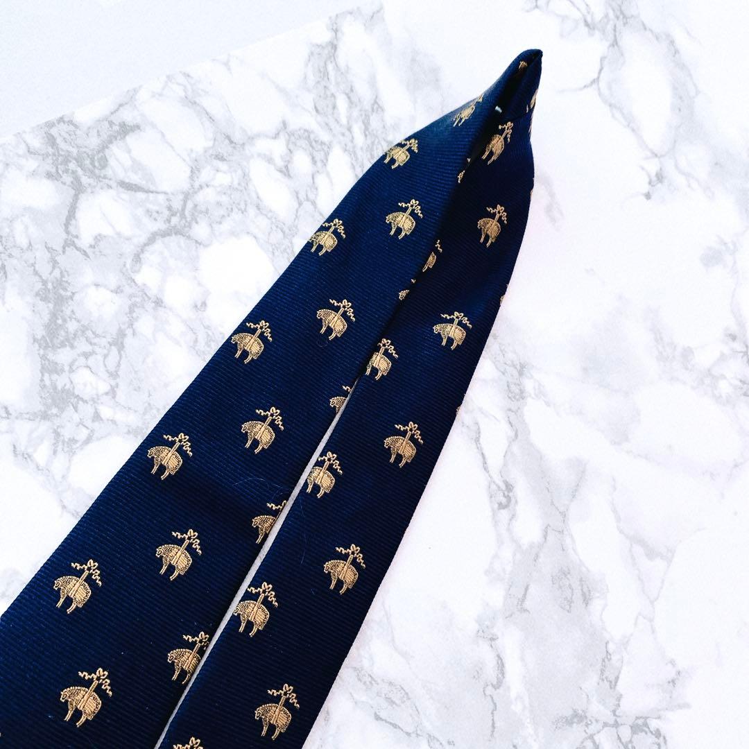 ☆新品未使用品☆BROOKS BROTHERSネクタイ　シルク　ブルー系