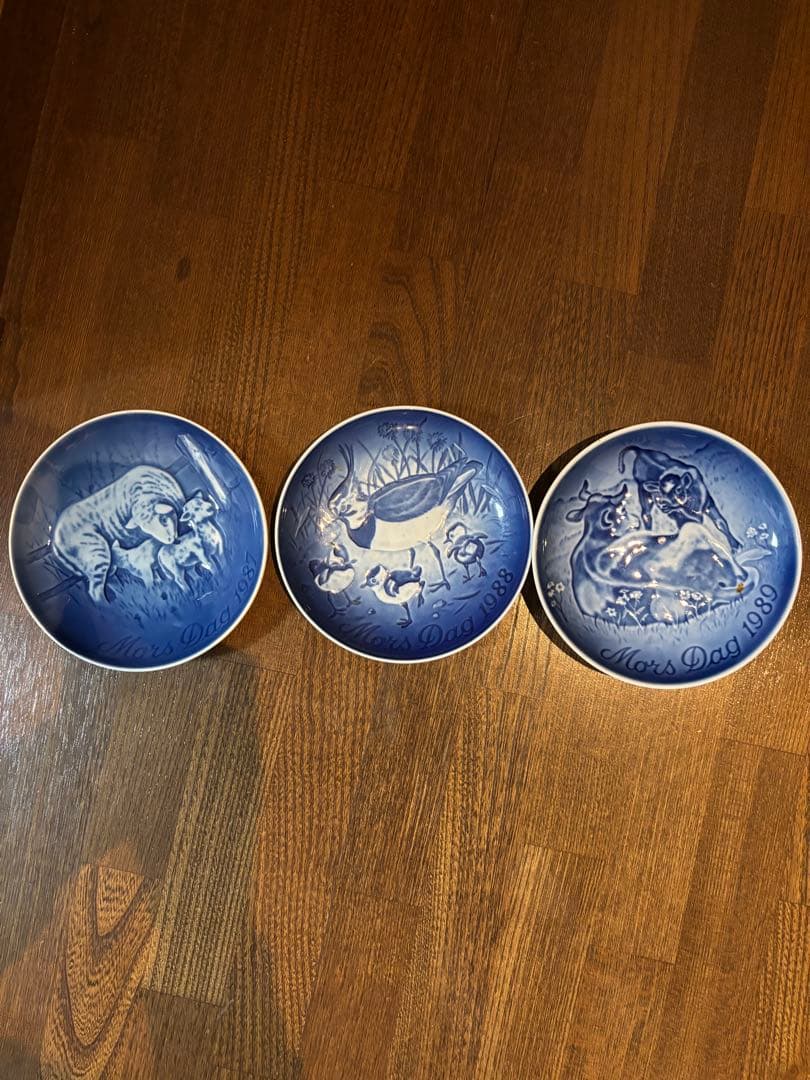 おはな　ビングオーグレンタール　B&G　クリスマスイヤー　プレート