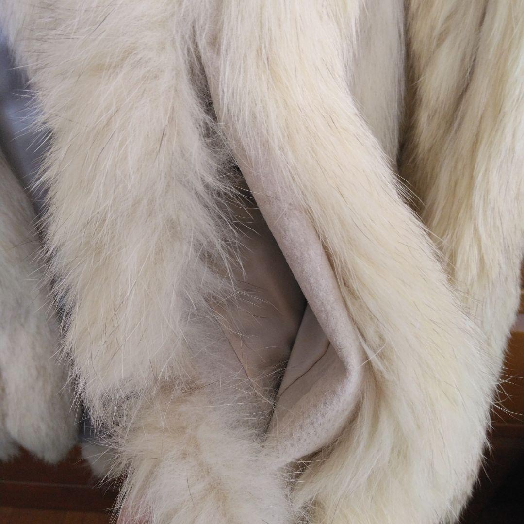 【Molly】未着用❗希少13号サガフォックス 肉厚高級毛皮 ファーコート