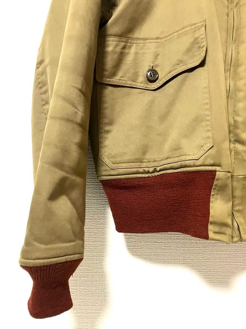 BUZZ RICKSON’S フライトジャケットB-10 赤リブ　サイズ40