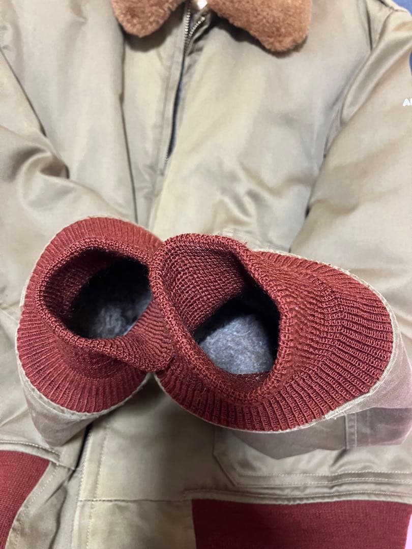 BUZZ RICKSON’S フライトジャケットB-10 赤リブ　サイズ40