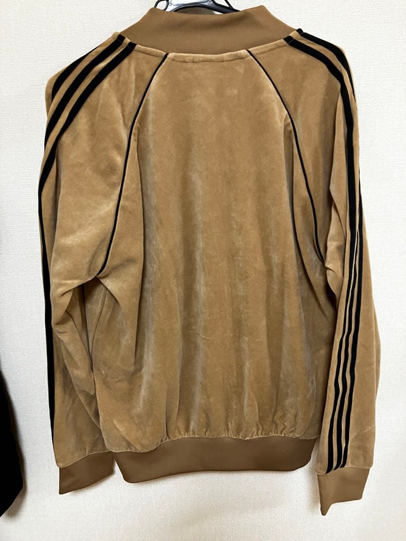 adidas SSTアディカラー　ベロア　トラックトップ　トラックジャケット