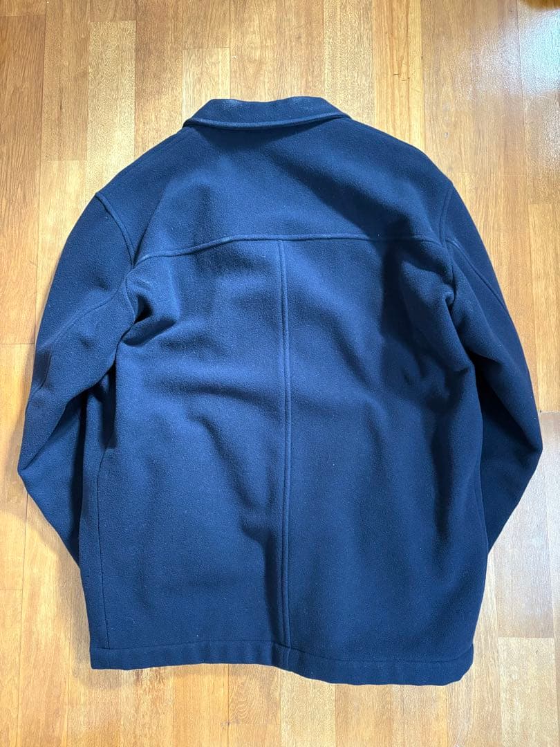 Christian Dior Monsieur ネイビーダブルブレストピーコート