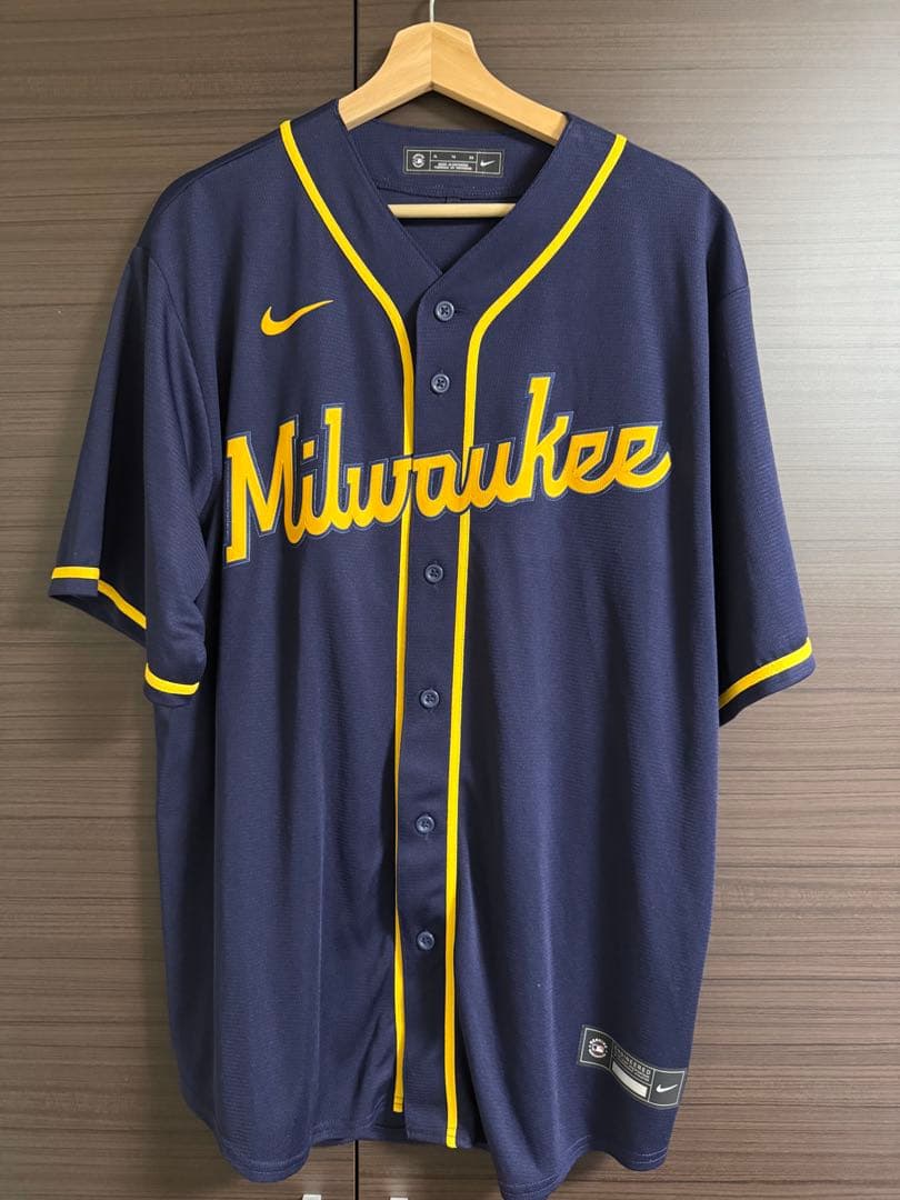 ミルウォーキー ブリュワーズ ユニフォーム NIKE XL US
