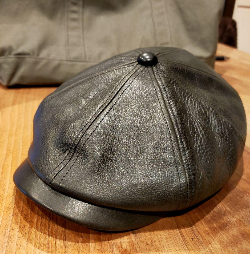 CALEE レザーキャスケット　アメカジ　ルード