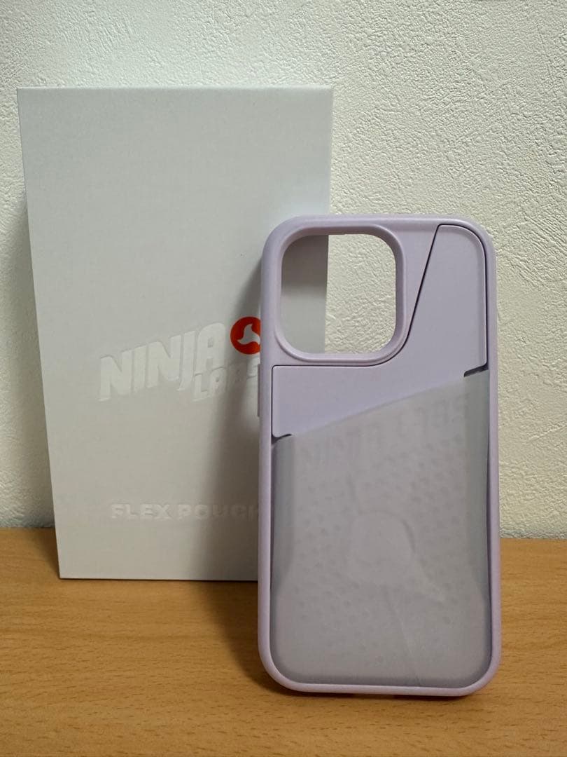 NINJA FLEX iPhone14pro用ケース ラベンダー