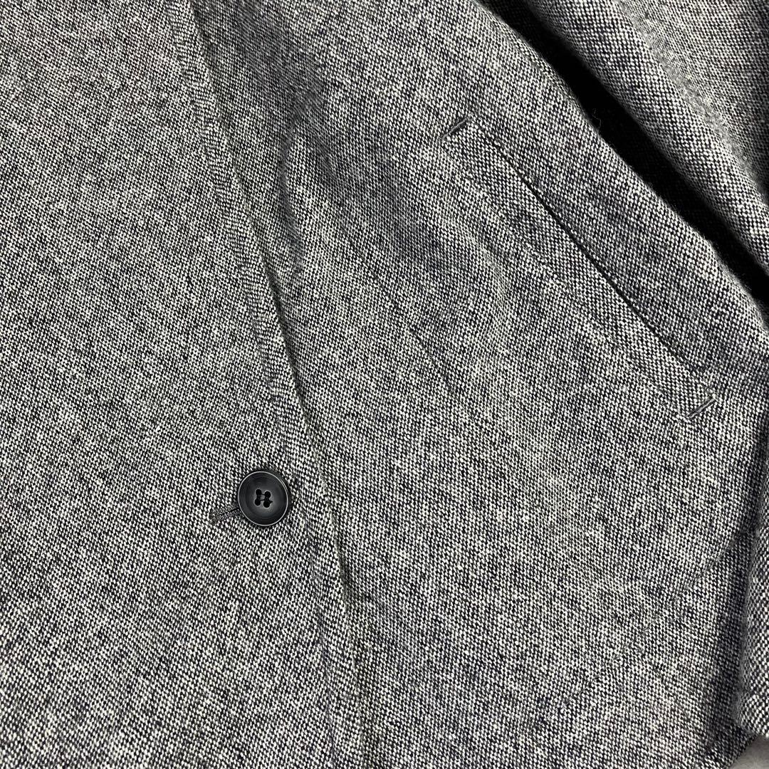 クラシアンドトリップスパブリッシング ツイード ノーカラージャケット アシメ