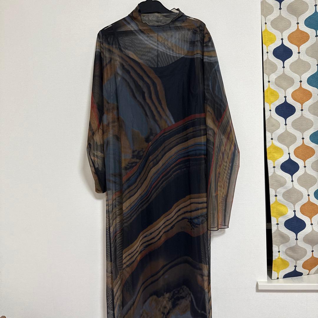 AMERI CROOKED STRATUM SHEER DRESS 完売品