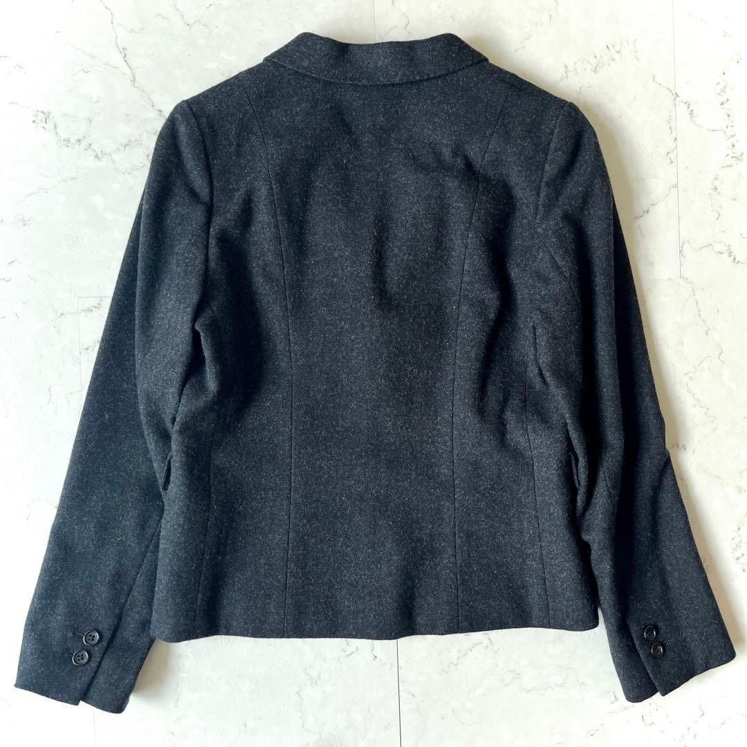 美品 マーガレットハウエル 日本製 ウール ショート丈 テーラード ジャケット