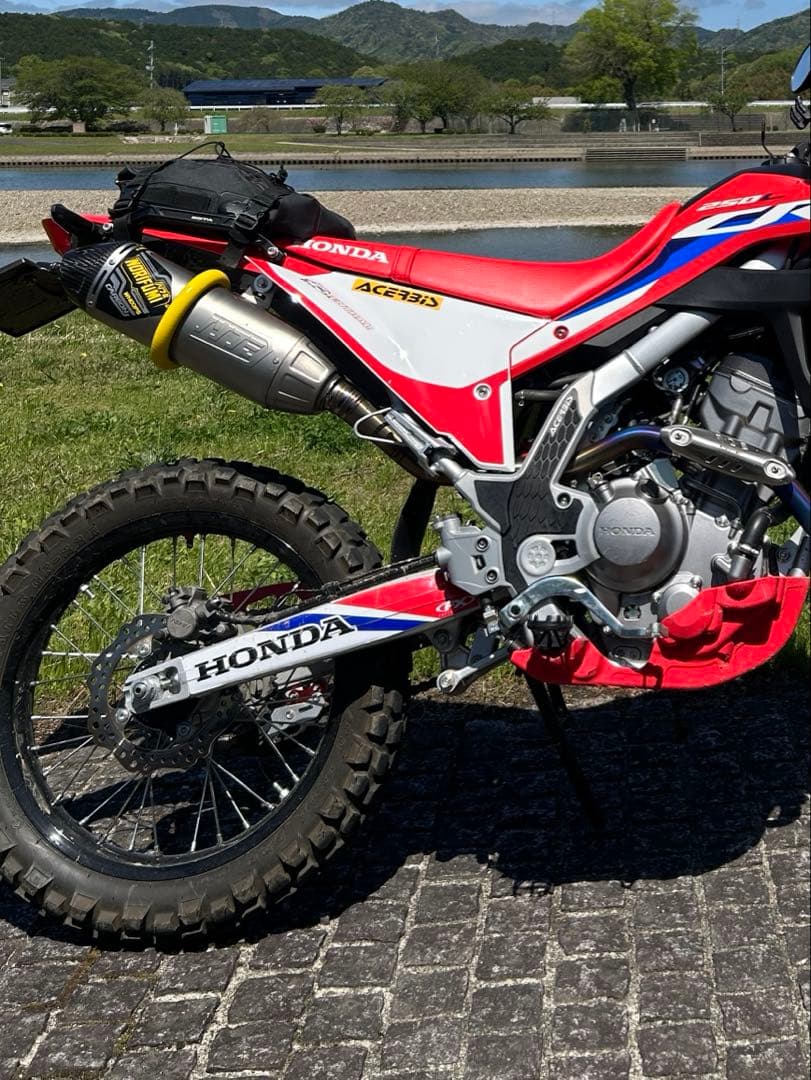 CRF250L MD47 NORIFUMIノリフミチタンカーボンフルエキマフラー