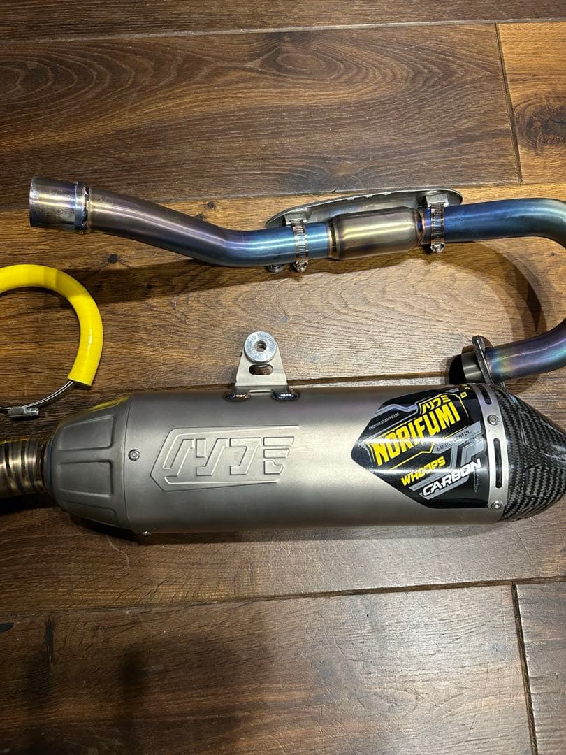 CRF250L MD47 NORIFUMIノリフミチタンカーボンフルエキマフラー