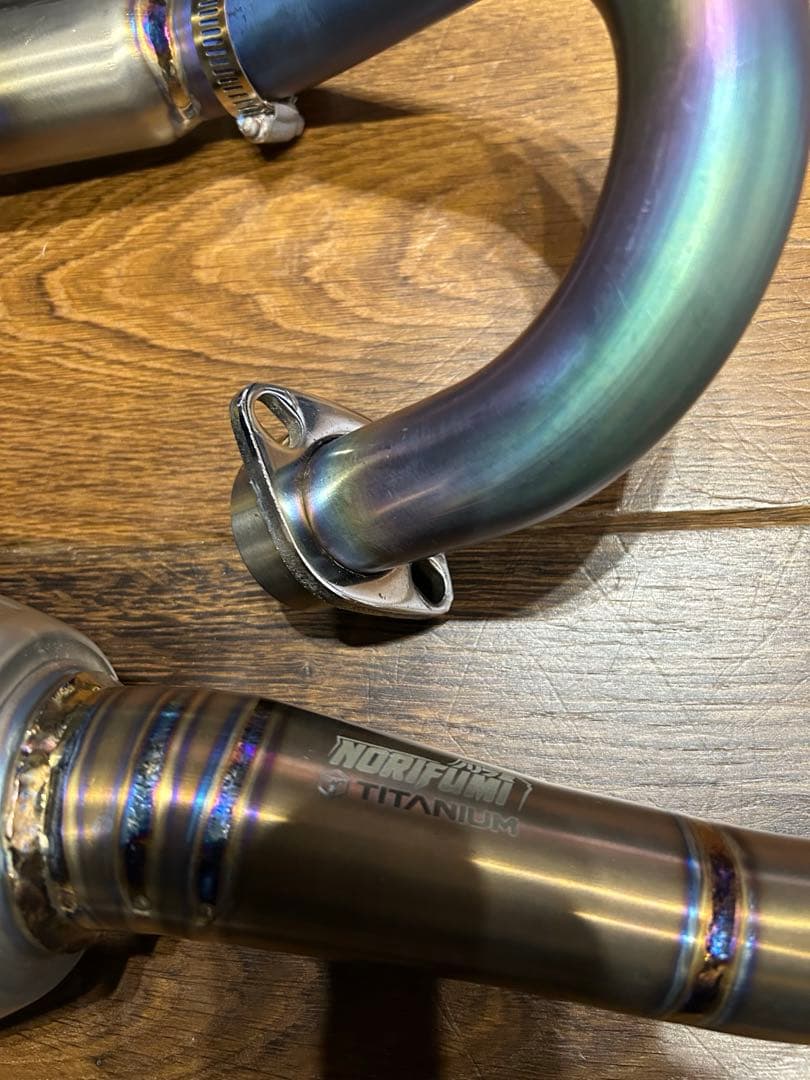 CRF250L MD47 NORIFUMIノリフミチタンカーボンフルエキマフラー