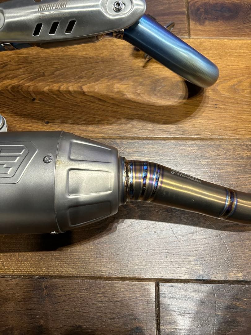 CRF250L MD47 NORIFUMIノリフミチタンカーボンフルエキマフラー