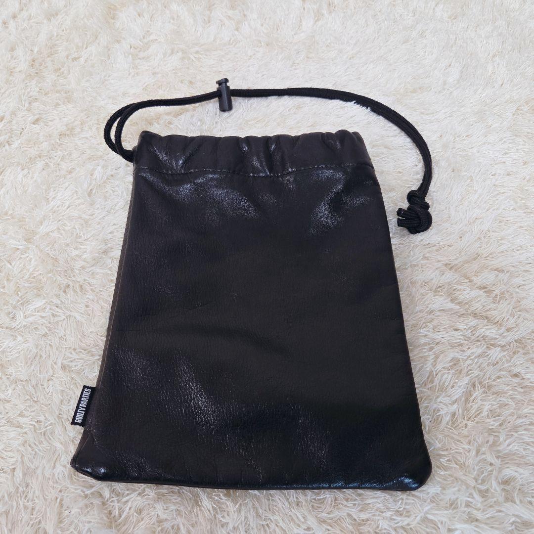 美品✨PORTER WAKOMARIA レザー 巾着 ポーター ワコマリア 黒