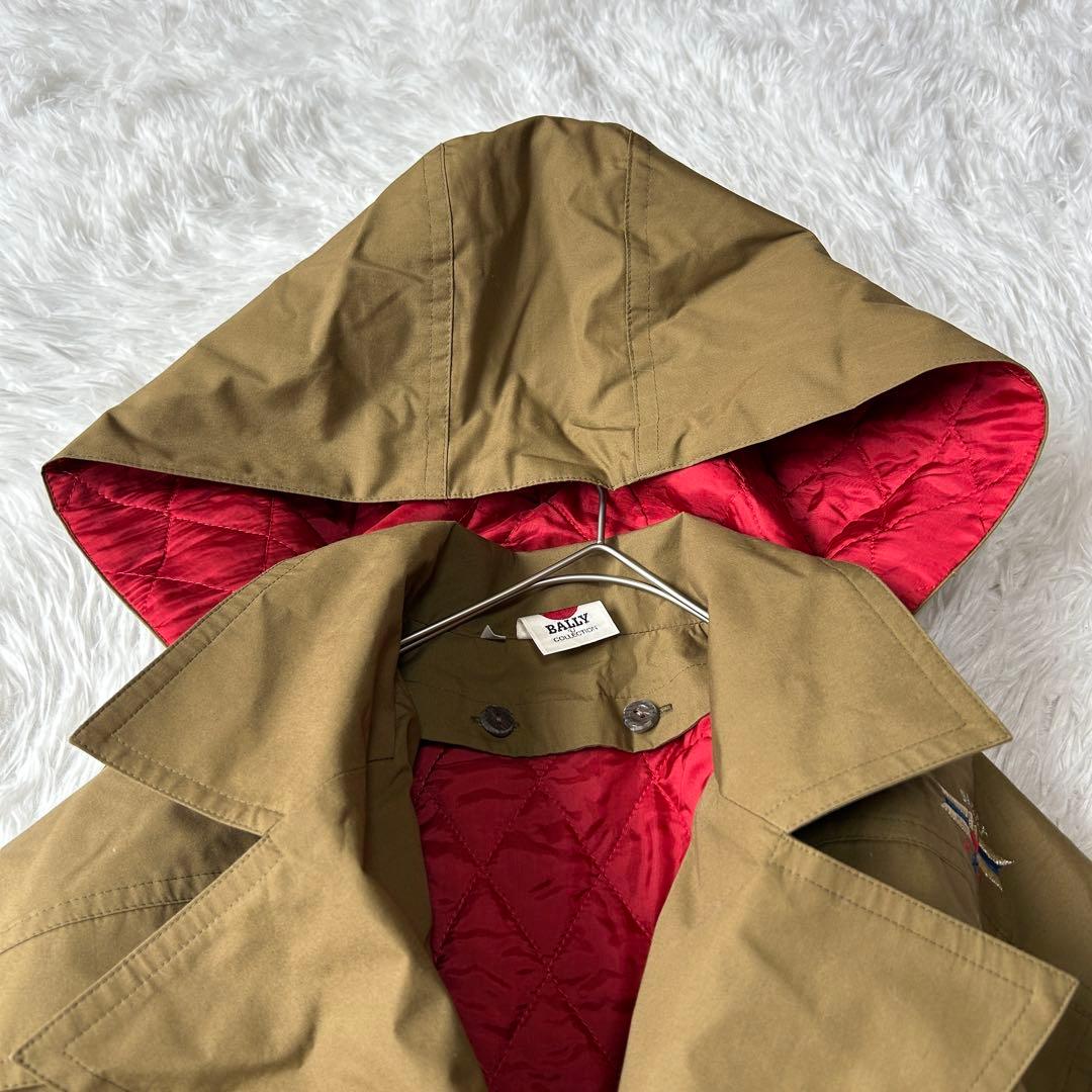 バリー フード トレンチコート ライナー付 ロングコート L〜LL相当 613