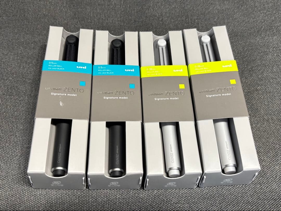 新品未使用uniball ZENTO ユニボールゼント シグニチャーモデル 4本
