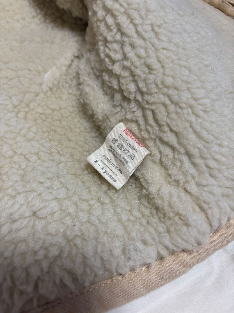 Apolina 23aw アウター ボアジャケット　2-3y