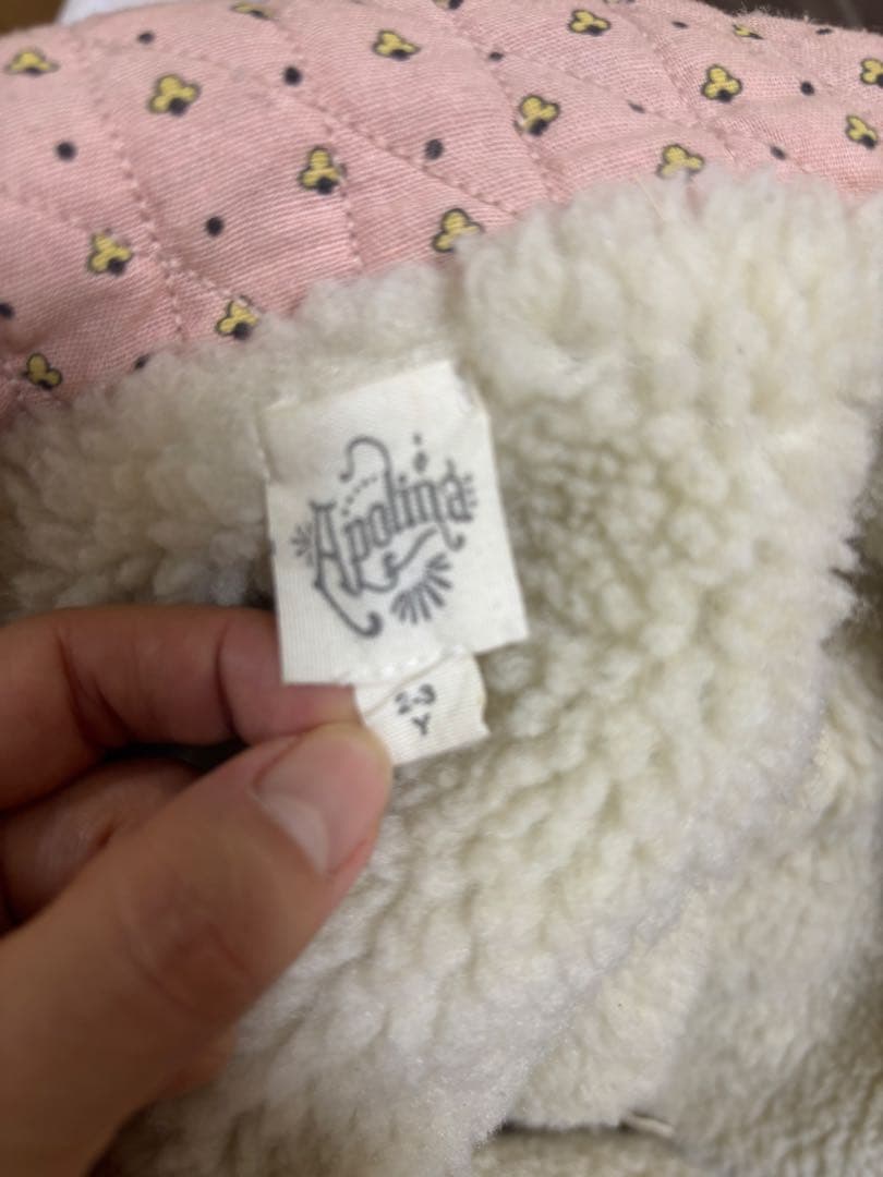 Apolina 23aw アウター ボアジャケット　2-3y