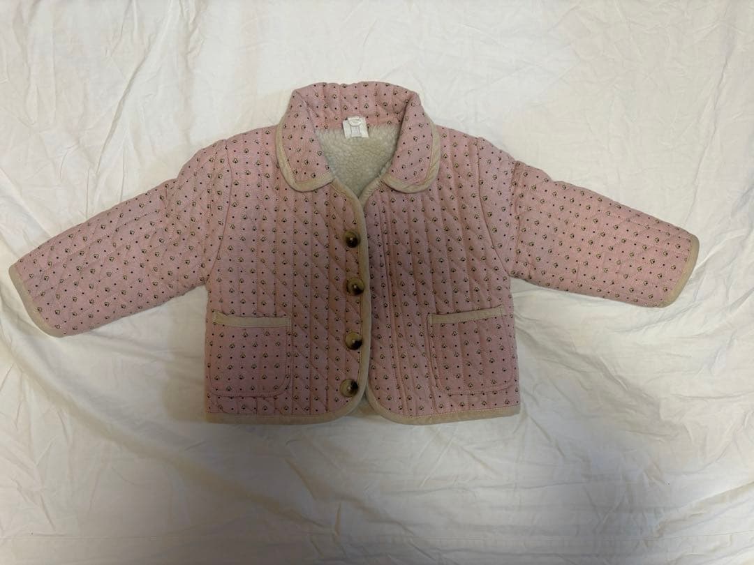 Apolina 23aw アウター ボアジャケット　2-3y