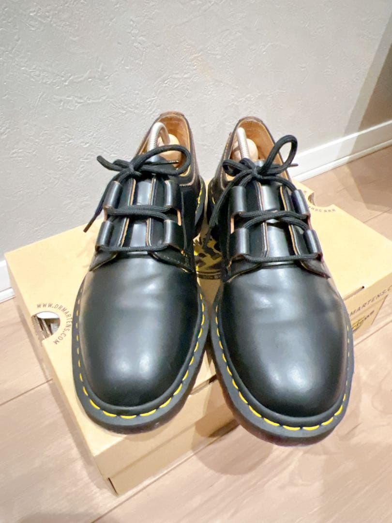 靴 Dr.Martens 1461 GHILLIE BLACK VINTAGE