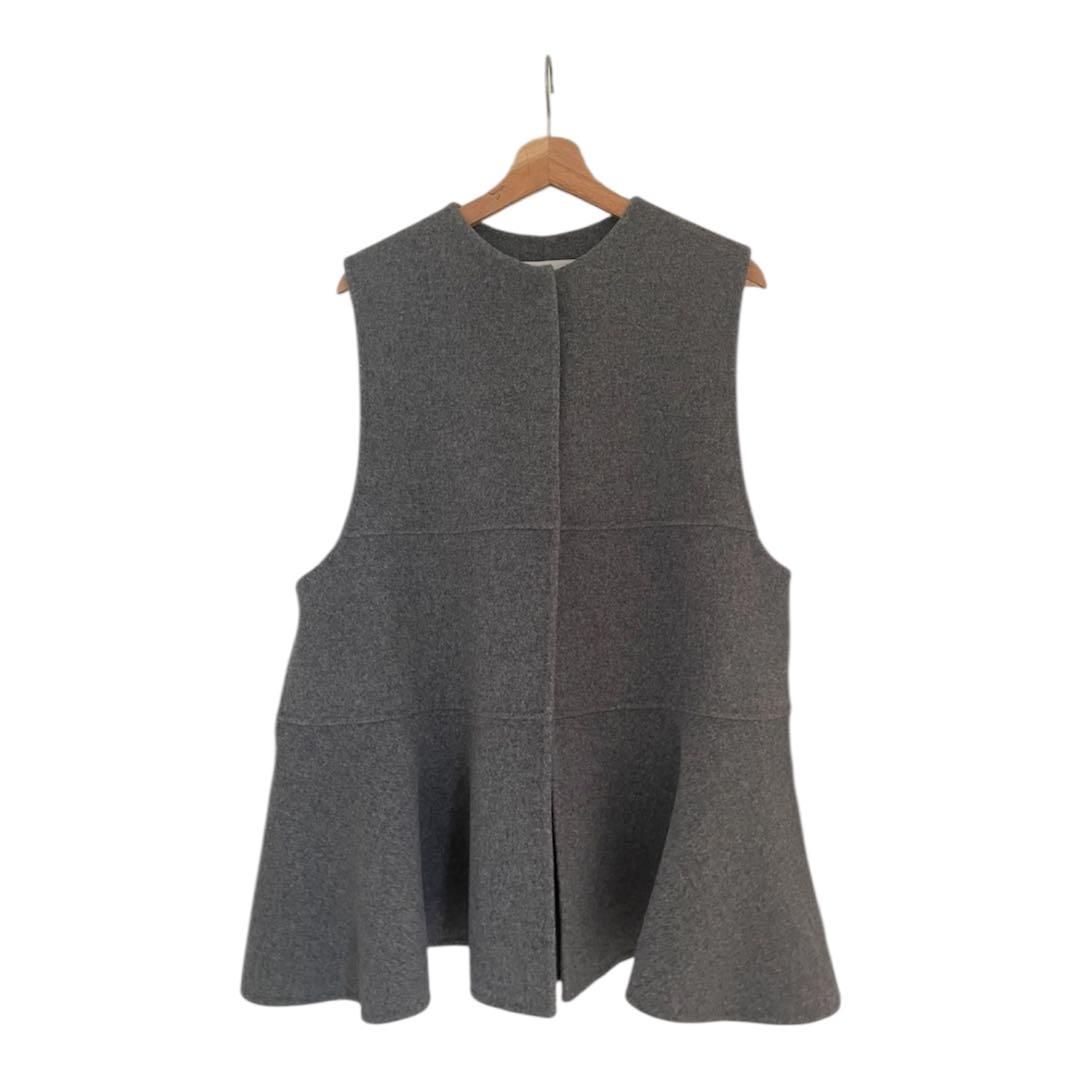 GIRLISH St.cecilia ガーリッシュ　リバーウールフレアジレ