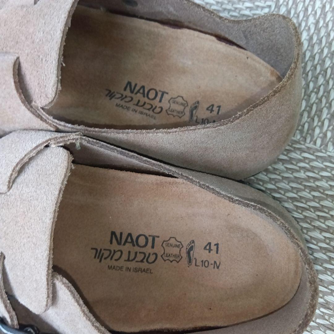 【物を減らそぉー★】 未使用・キズ有 NAOT サボサンダルスエード 41