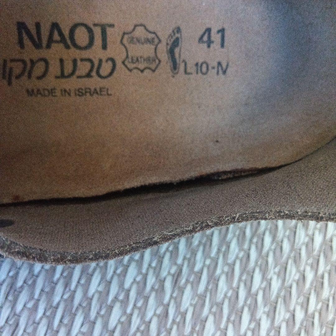 【物を減らそぉー★】 未使用・キズ有 NAOT サボサンダルスエード 41