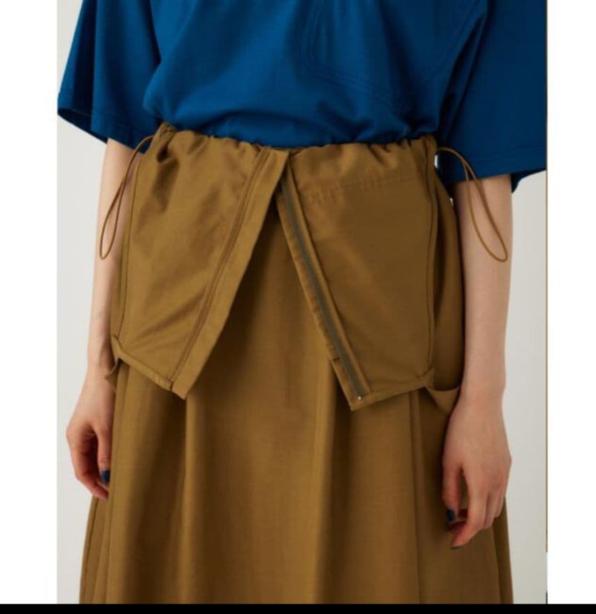 nagonstans クロスバルーンサロペットスカート