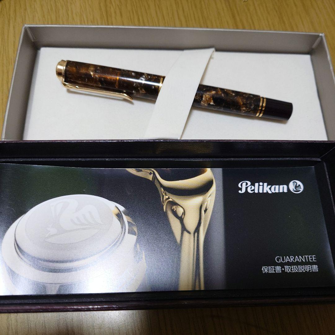 2017年　ペリカン　スーベレーン　m800 ルネッサンスブラウン　Fニブ