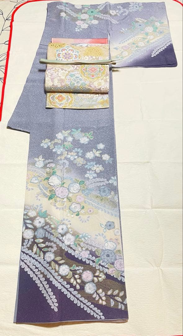 訪問着フルセット　辻ヶ花　金彩　絞り　入学式　卒業式　結婚式　正絹