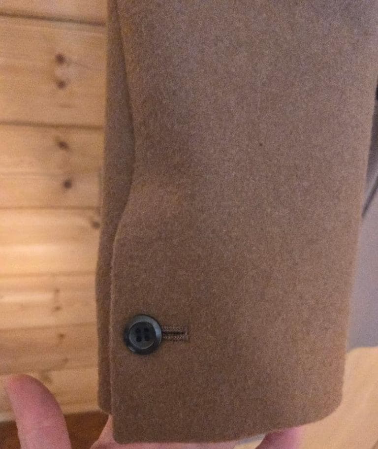 超希少カラー/カシミア混平二重メルトンチェスターコート フード付チェスターコート