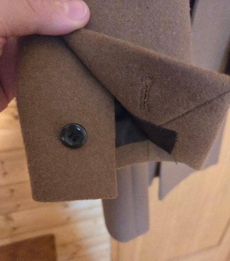 超希少カラー/カシミア混平二重メルトンチェスターコート フード付チェスターコート