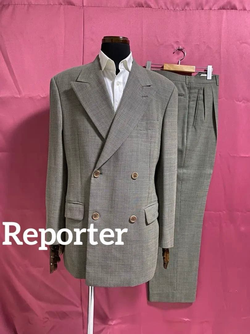 Reporterリポーター◆イタリア製◆メンズスーツセットアップ