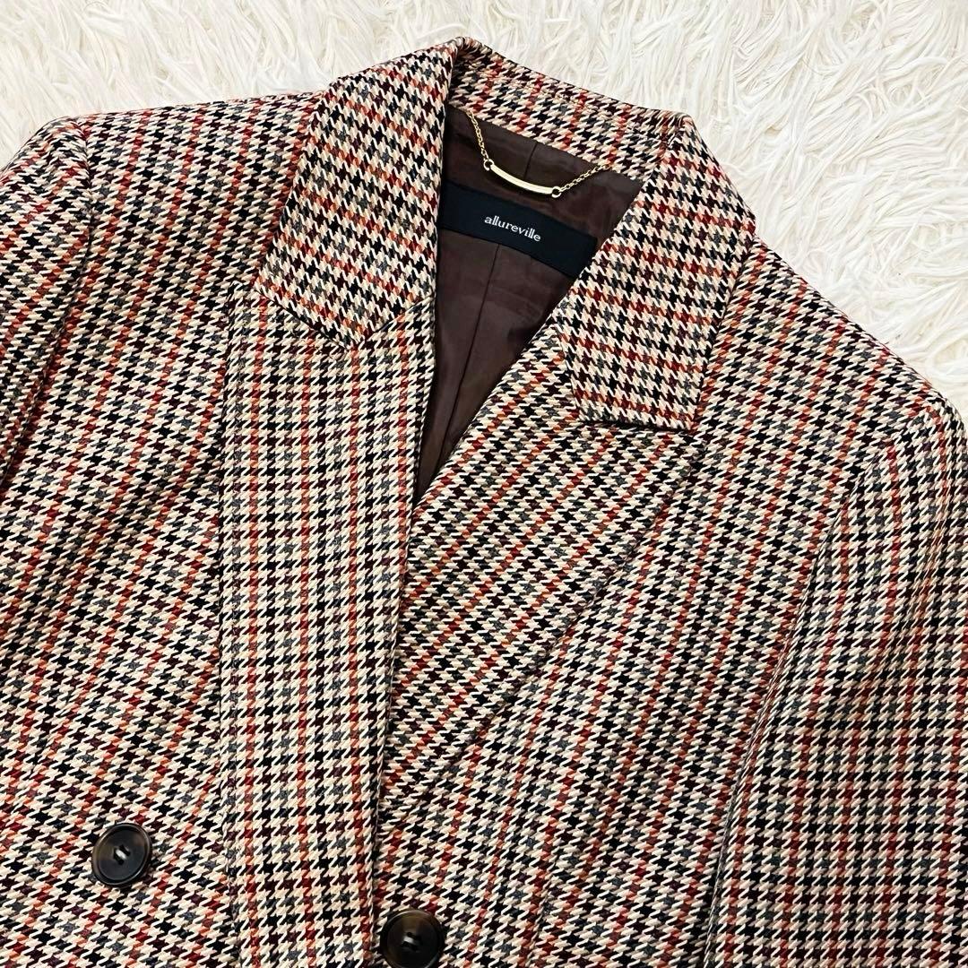 【新品タグ付き✨️】アルアバイル リオペルカラーチェックダブルジャケット