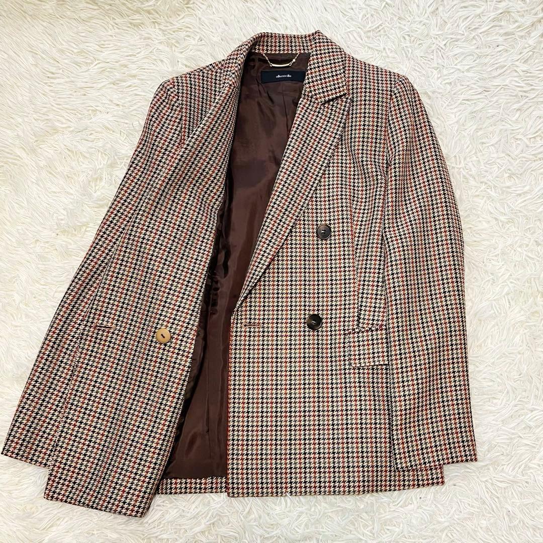 【新品タグ付き✨️】アルアバイル リオペルカラーチェックダブルジャケット
