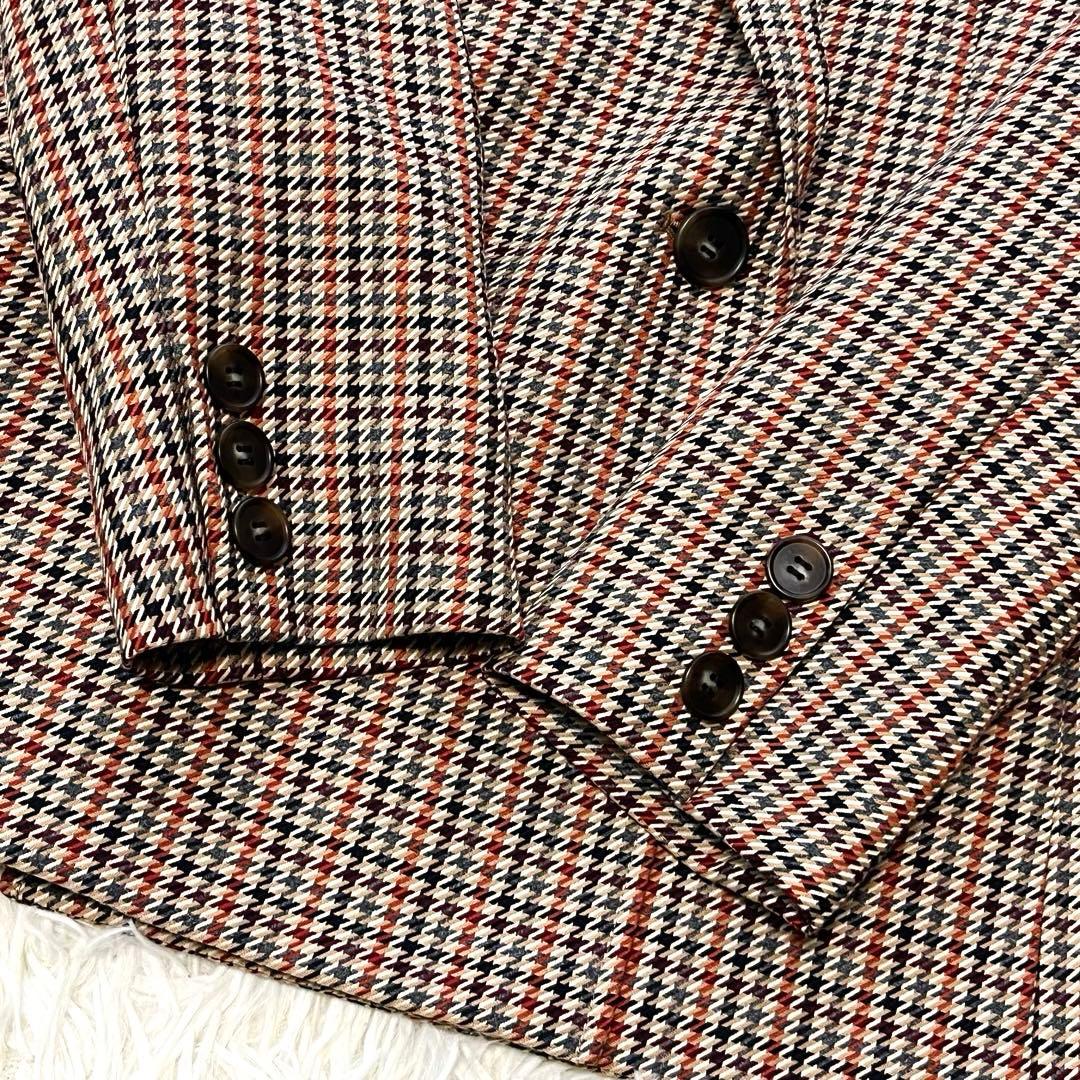 【新品タグ付き✨️】アルアバイル リオペルカラーチェックダブルジャケット