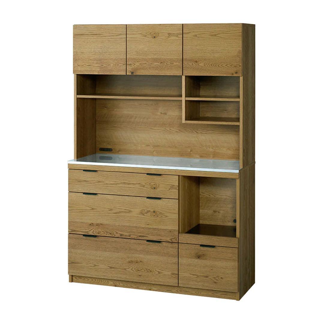 【unico ADDAY アディ キッチンボード W1230 食器棚】