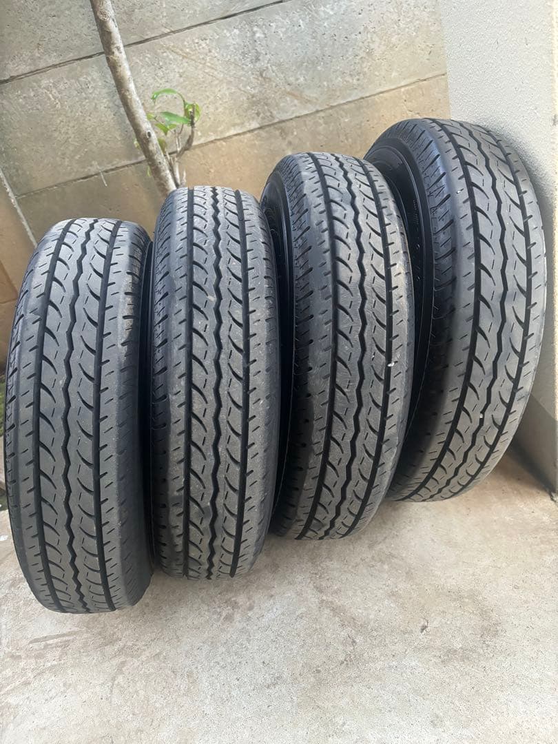 軽自動車4本タイヤホイールセット　　　　　　ダイハツアトレー