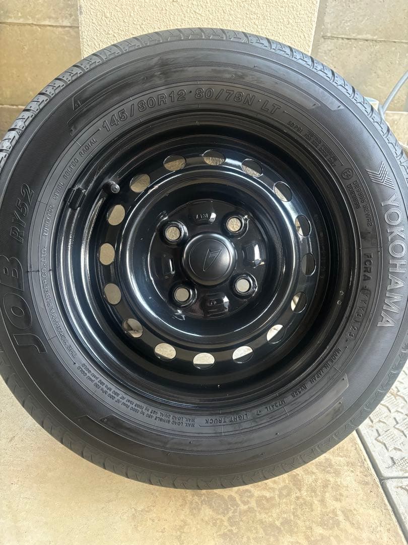 軽自動車4本タイヤホイールセット　　　　　　ダイハツアトレー