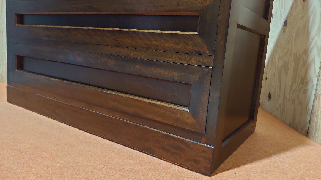 【一生物】松本民芸家具 ミズメザクラ 高山式整理箪笥(参考定価¥318,000）