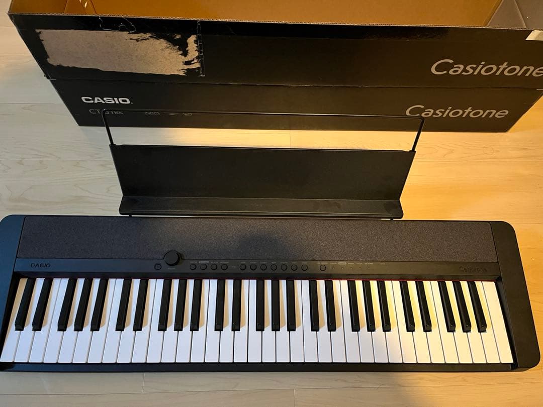 カシオ CASIO キーボード Casiotone ブラック CT-S1BK