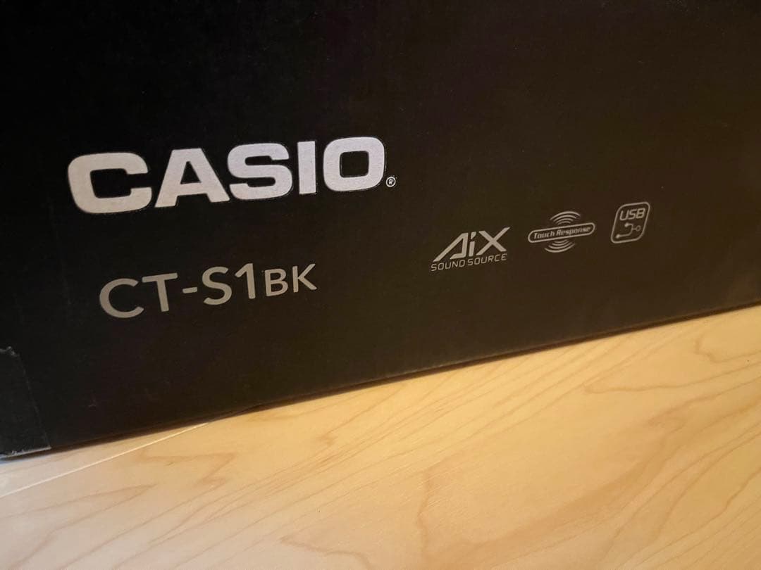 カシオ CASIO キーボード Casiotone ブラック CT-S1BK