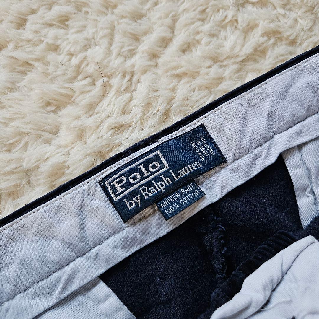 【古着】Ralph Lauren 90s コーデュロイパンツ 2タック 太畝